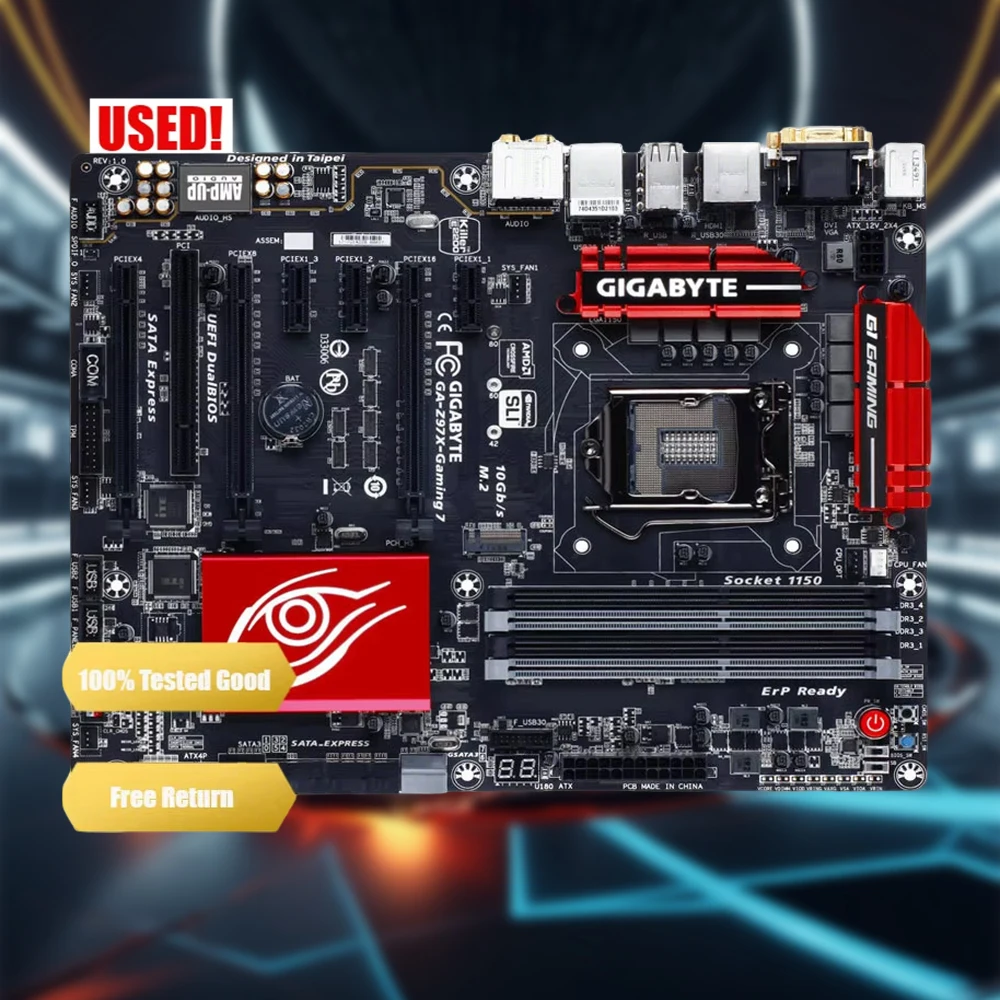 Gigabyte-Z97Xゲーミング7デスクトップマザーボード,USB 3.0,sataiii