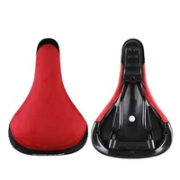 Selle de vélo vintage en flanelle antidérapante, douce et confortable, pour BMX, VTT, cyclisme sur route, pièces de vélo 6