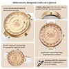 EUTOUR 2025 New Magnetic Quartz Women's Wristwatch - Elegant Ladies Fashion Watch with Leather Strap, U053 Series 4