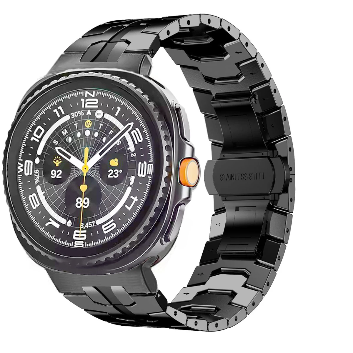 Luxury Titanium Stainless Steel Bracelet Strap