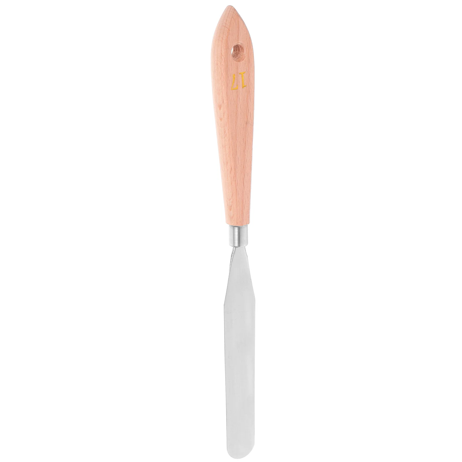Durable Painting Spatula Ultrathin Blade Wooden Handle Professional Use Supplies Crafting Scraper Knife Pallet Blade Icing