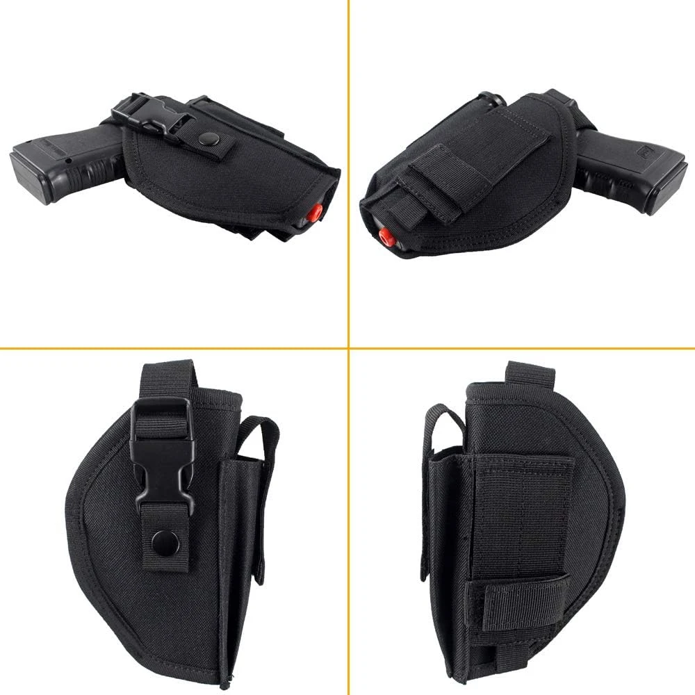 Gun holsters outdoor universal with bullet clip for handgun