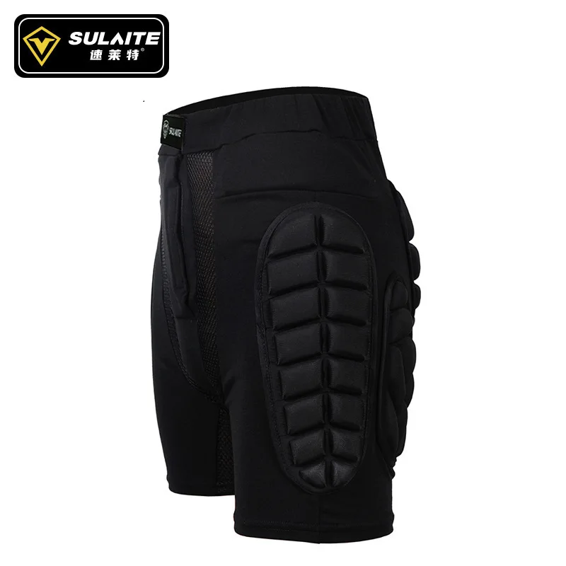SULAITE 충격 방지 및 내충격성 보호 힙 패드 반바지 (스키, 아이스 스케이팅, 롤러 스케이팅, 야외 스포츠 애호가용)