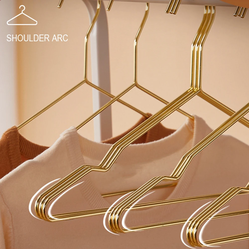 5/10pcs Metal Non-Slip Triangles Hanger Multifunctional Wet Dry Dual Use Stable Clothes Hanger For Clothing Suit Towel Organizer 5