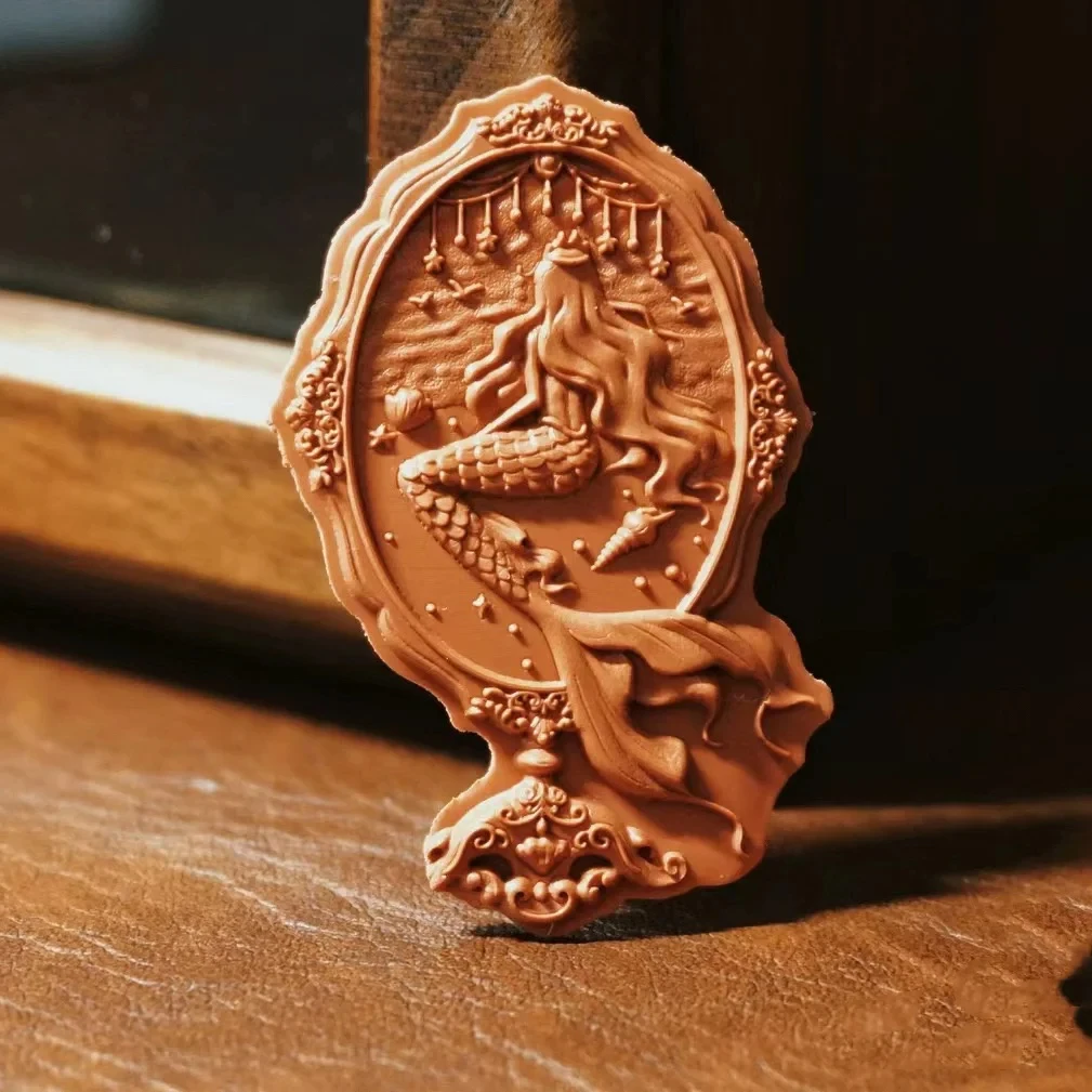 Fire Seal Seal Head Multi-layer 3d Relief Shaped Butterfly Dragon Line Big Yun Fine Carved Copper Head Diy Toys For Children