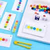 Clip Beads Test Tube Toy Children logic Concentration Fine Motor Training Game Montessori Teaching Aids Educational Toy for Kids 2