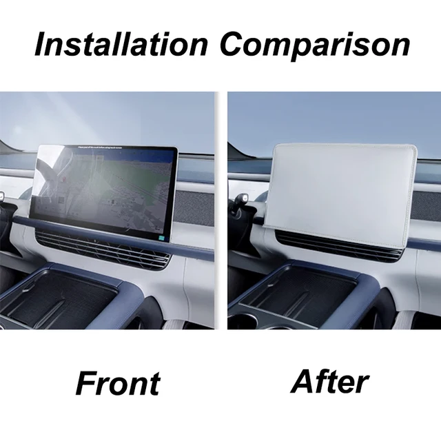 For XPeng Xiao Peng G6 2023 2024 Navigation Screen Protective Cover Car Interior Modification Accessories 2