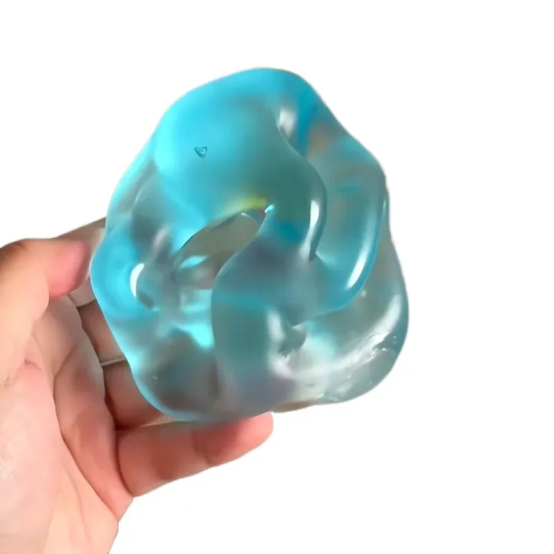 Blaues Maltose Squishy Spielzeug Anti-Stress Sensorisches Fidget-Spielzeug Weiches Simuliertes Transparentes Blaues Maltose Langsam Zurückfederndes Entspannungsspielzeug – Detail 4