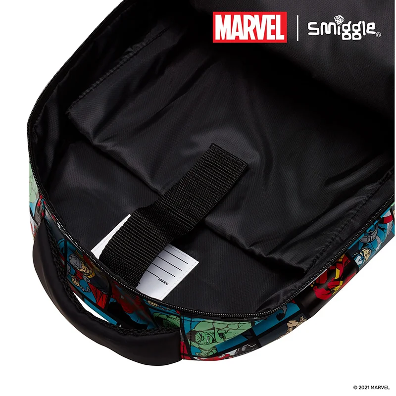 Marvel Co-Branded Smiggle Backpack For Students With Light Weight And Reduced Burden Spider-Man Cartoon Large-Capacity Backpack 5