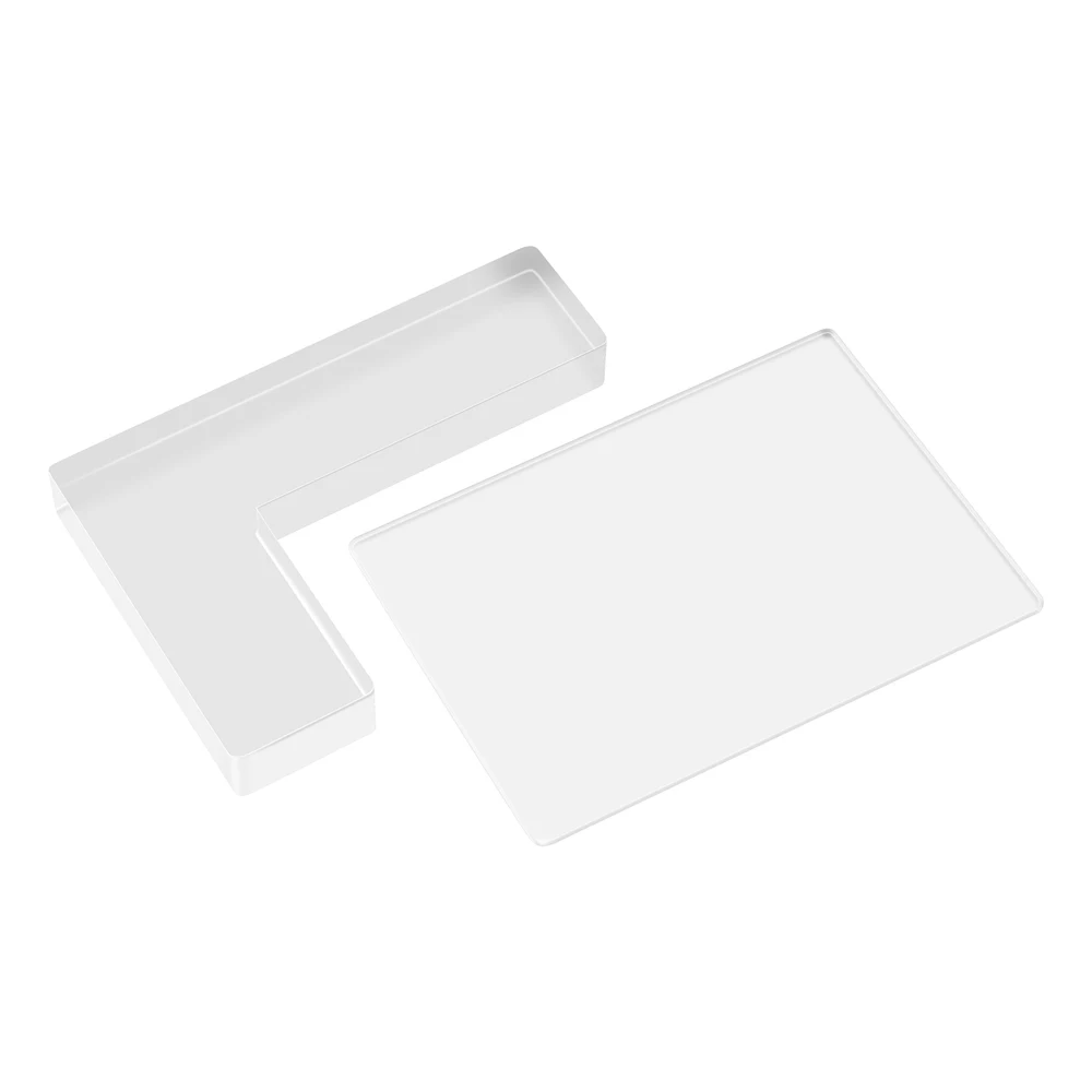 Acrylic Stamp Positioning Tools Set  Acrylic Stamps Card Making - L-shape  Clear - Aliexpress