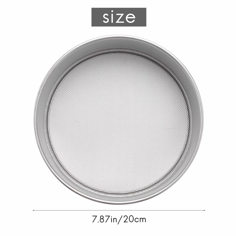 Heavy Duty Garden Riddle Sieve Mesh Soil Sift Compost Seed Tray Gardening Tool-16 (1.25mm)