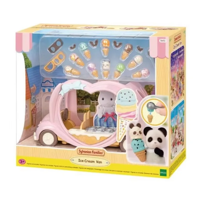 Sylvanian Families Anime Girl Figures Baby Series Figure Furniture Set Pvc Statue Model Doll Collection Ornaments Gifts Toys 3