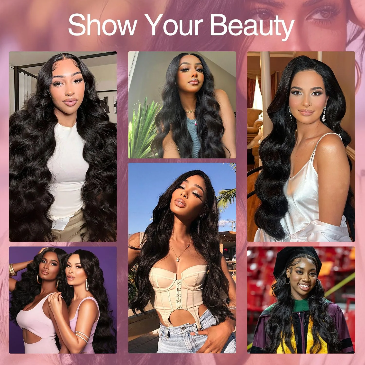 38 40 Inch Real Raw Body Wave Human Hair Wigs Black Pre Plucked 13x6 Wet And Wavy Lace Frontal Wig Human Hair HD Lace Front Wig 6
