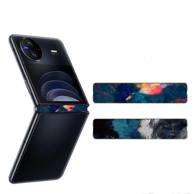 

2PCS Colorful Anti-Scratch Side Sticker Hydrogel Frame Film For Vivo X Flip Edge Protector Vivo X Flip