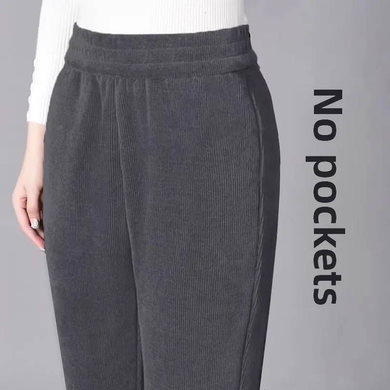 European cotton velvet harem gray [no pockets no velvet]