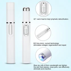 Electronic Blue Light Varicose Veins Acne Removal Pen Repairing Beauty Machine