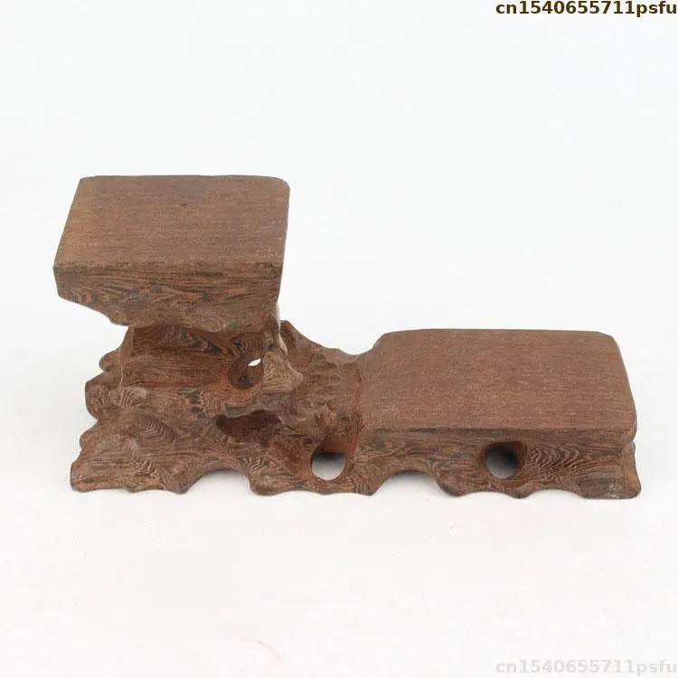 Natürlicher Massivholz-Ständer für Blumenvasen, Blumentopf-Sortiertisch, Bonsai-Halter, Pflanzendekoration, Regale, Teeservice-Sockel – Detail 2