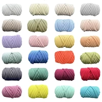 0.5KG/1KG Velvet Diameter 3cm Thick Bulky Chunky Yarn Hand Knitting Woven Thread Basket Blanket Carpets Giant Yarn DIY 1
