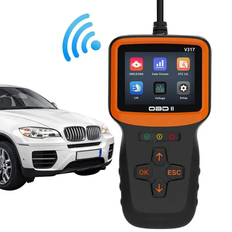 

Engine Fault Code Reader Compatible Car Code Detector Tester Obd2 Automotive Tools For Sedan Minivan Light Trucks RV Sports