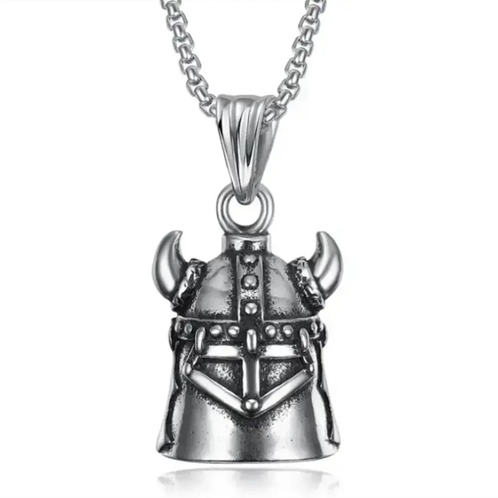 Lion King Pendant and Keychain with Uniquely Carved Bell - Retro Design