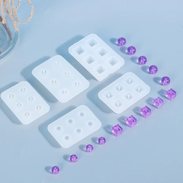 Square Shape Jewelry Beads Silicone Molds