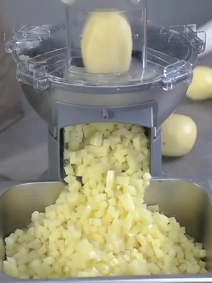 電気野菜カッター、3 in 1、フルーツスライサー、ポテト皿