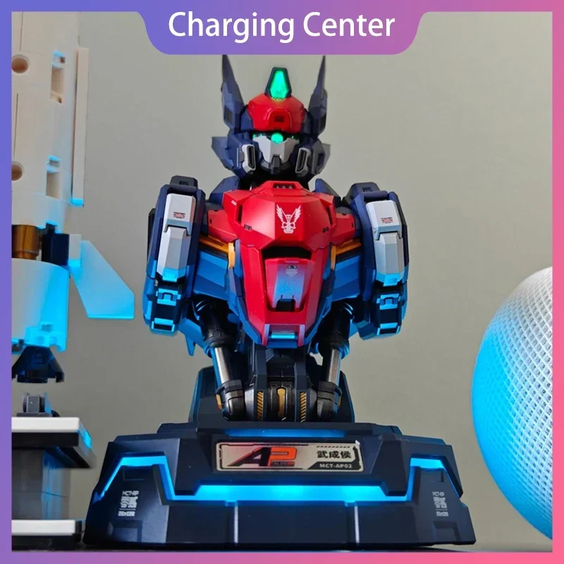 

Moshow Wu Chenghou Bust Charging Center Type-C USB 32W Gallium Nitride Desktop Charger Gundam Mecha Model Holiday Gift Men Kid