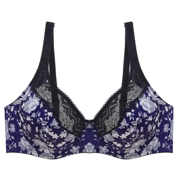 Thin Plus Size Bralette Lace Bras for Women Lingerie Sexy Bra Big Plus Size Print Underwear