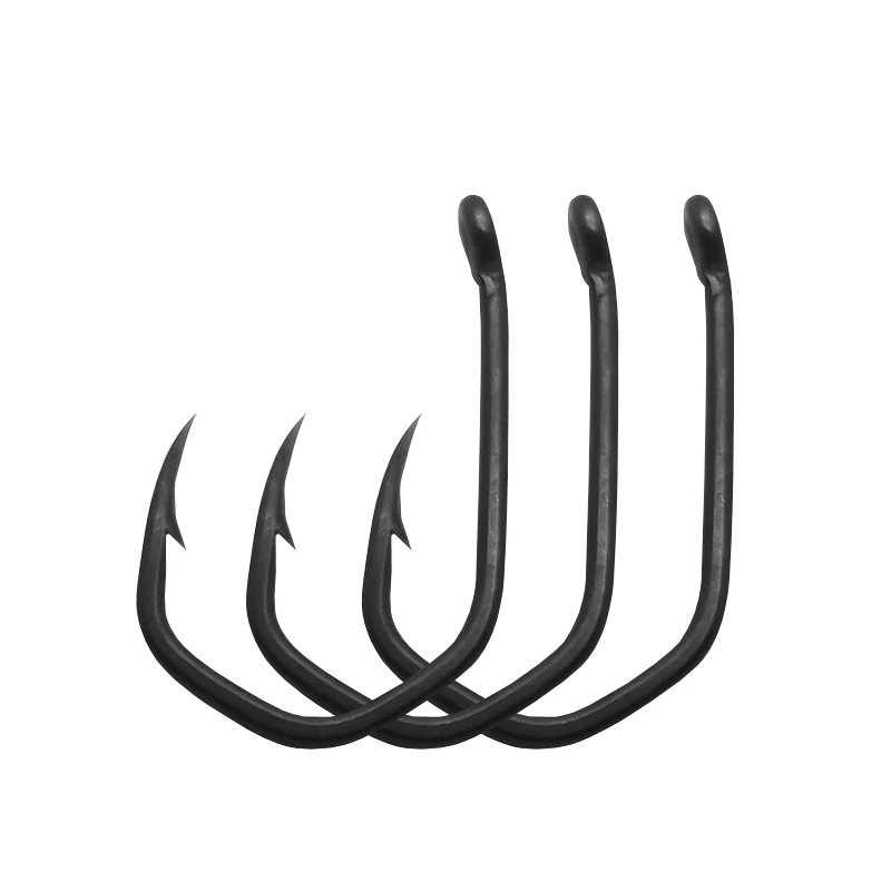 Description Picture 2 of itemStainless Steel Carp Fishing Hooks, Barbed Pinpoint Claw Hooks, PTFE Coating, High Carbon, Eyed Fish Hooks, 20Pcs