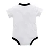 Newborn Baby Clothing Summer Gentleman Rompers 0-12M Infnat Boys Cotton Jumpsuit Male Bebe Body Clothes Tie Print Short Sleeve 3