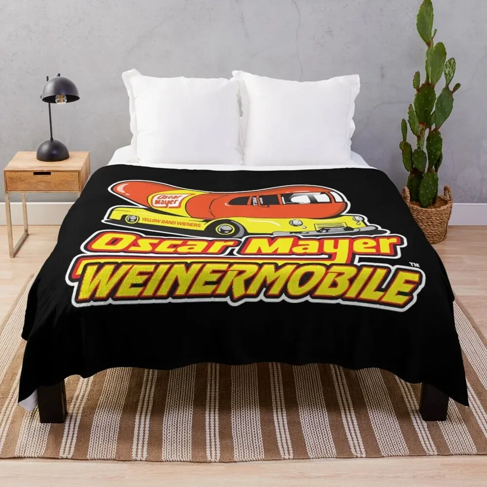 

Oscar Mayer Wienermobile Throw Blanket Designers Furry Dorm Room Essentials Blankets