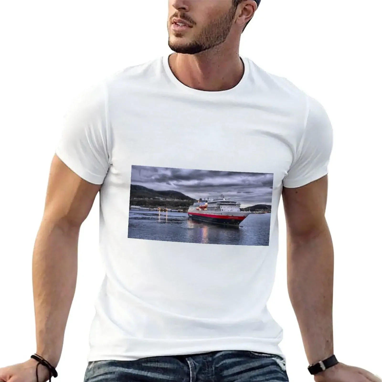 

The Finnmarken at Dusk T-Shirt shirts graphic tees Tee shirt mens graphic t-shirts big and tall