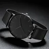 Minimalist Fashion Casual Watch Women Steel Hour Reloj Mujer Quartz Wristwatch Simple Montre Femme Mesh Stainless Steel Bracelet 3