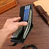 Mens Vintage Wallets Cow Leather Solid Sample Style Zipper&Hasp Purse Card Holders Famous Brand High Quality Male Fashion Wallet 2