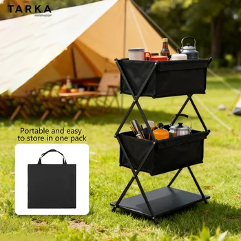 3-Tier Folding Camping Storage Rack 1