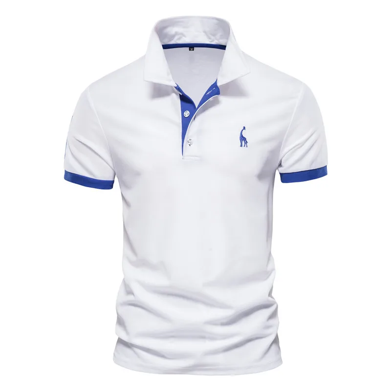 Men's Polo Shirt Short Sleeve for Men 5XL casual short sleeved shirt short sleeved shirt