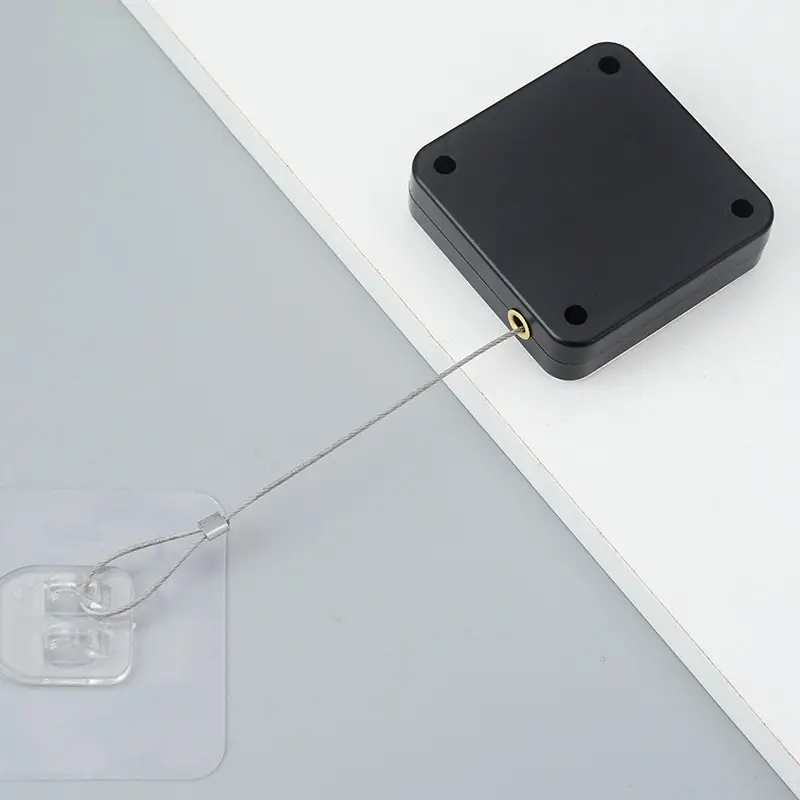 Door Closer Black Punch Free Automatic Sensor Door Closer Automatic Shutdown Device Non Punching Telescopic Sliding Door Device 1pc