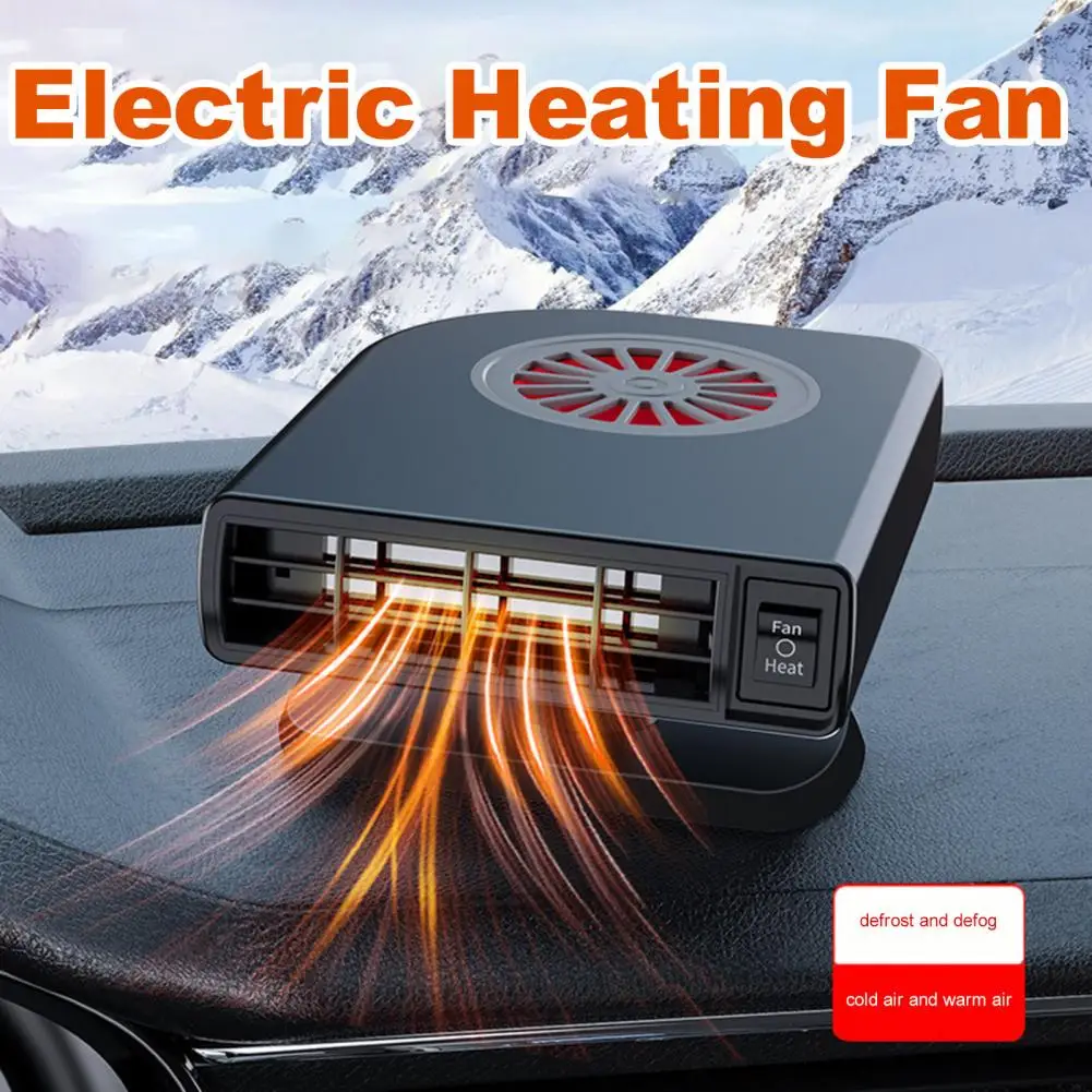 Windshield Heater Fast Heating Low Noise Car Heater Rotatable Strong
