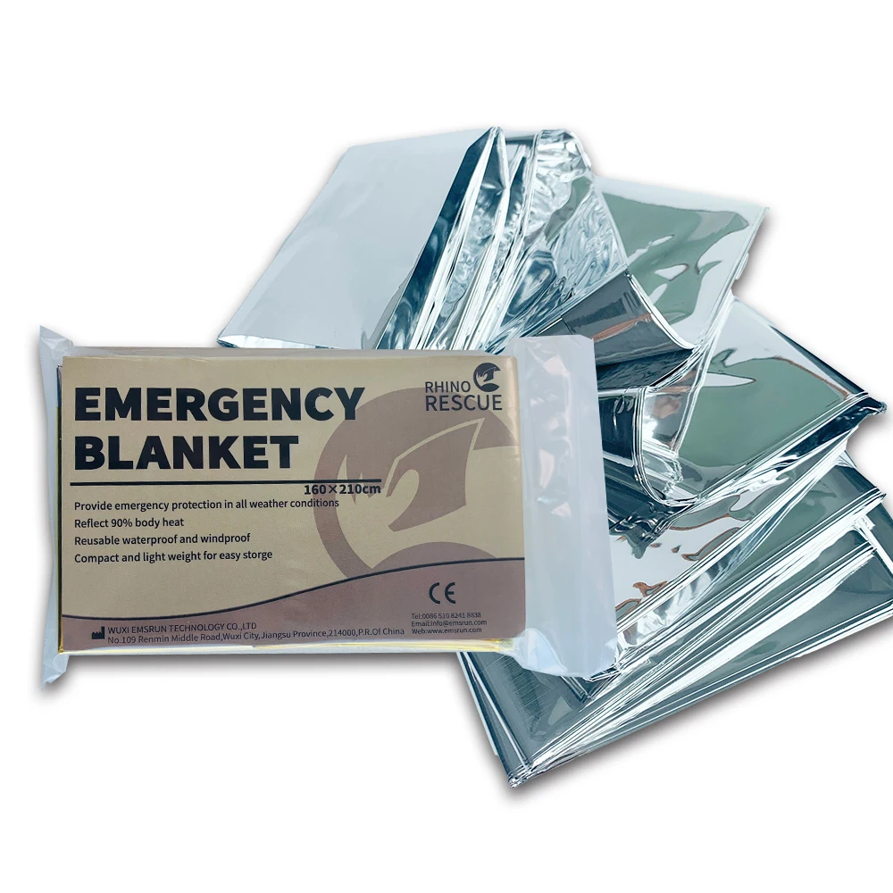 Emergency Blanket 1.6*2.1m Space Blanket Mylar Thermal For Outdoors