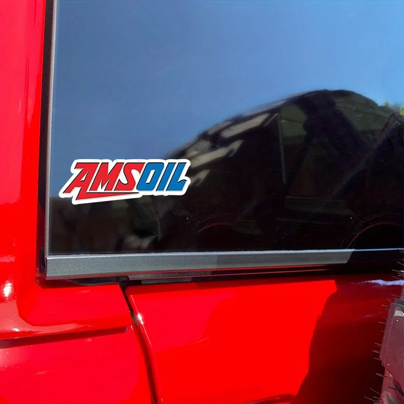 1PC 멋진 AMSOIL 자동차 스티커, 자동차를 개인화하기 위한 독특한 엠블럼, 오일에 민감한 운전자에게 적합