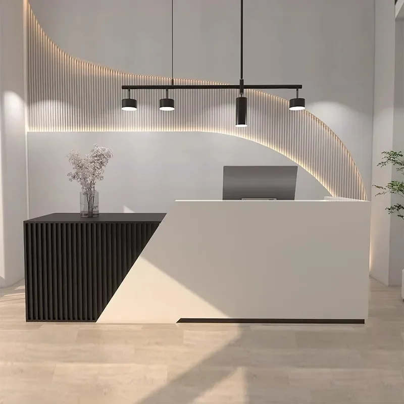 Front Reception Desks Bar Counter Store Modern Gym Conference Beauty Hotel Hotel Information Service Furniture New