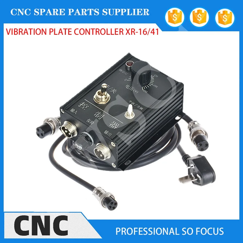 

Контроллер с вибрационной пластиной XR-16/41, прямая вибрация, электромагнитная оболочка, регулятор напряжения, регулятор скорости, 10 А, 220 В
