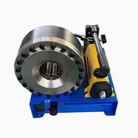 Portable Manual 1/4-1" Hydraulic Hose Crimping Tool Hydraulic Hoses Fittings Pressing Machine Pipe End Forming Machine 1