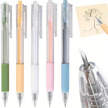 Set di penne per coltelli fai-da-te utili, utensile da taglio per album, penna per taglierina di carta, strumenti per lavoro manuale artigianale fai-da-te per l'ufficio scolastico