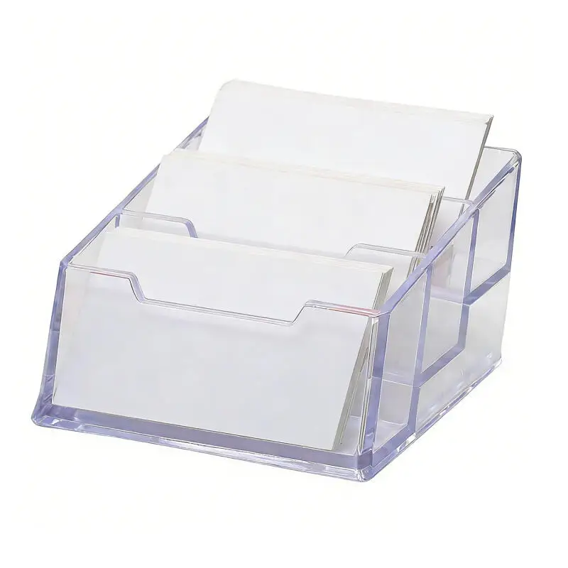 명함 홀더 정리함 사무실 책상 디스플레이 스탠드 메모 카운터 액세서리 테이블탑 명함 홀더 케이스 박스