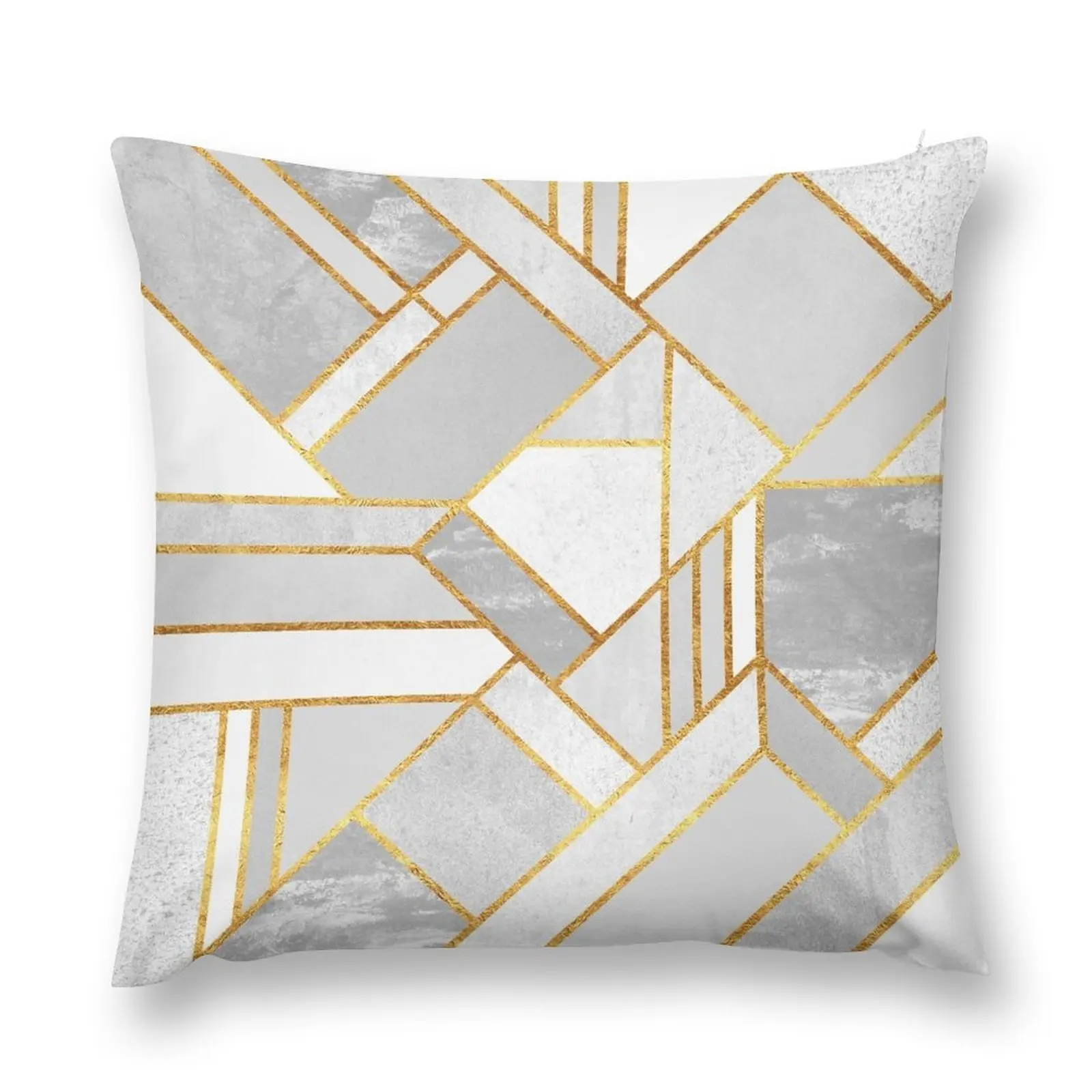 

Gold City Throw Pillow Decorative Sofa Cushions New year