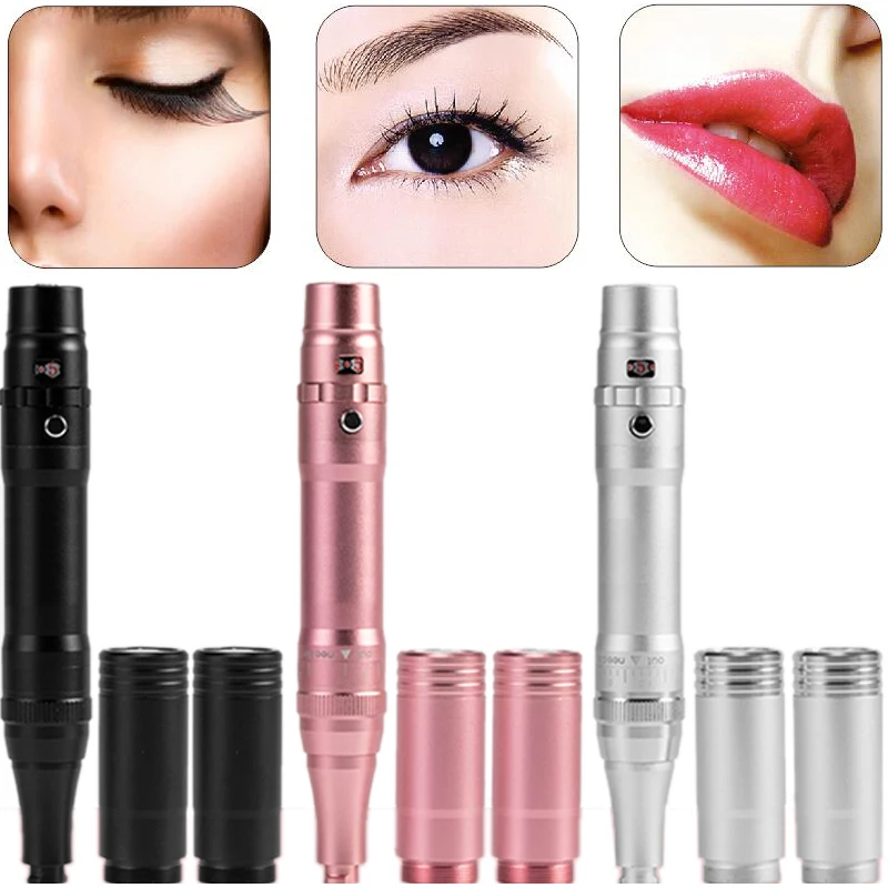 

Wireless Tattoo Machine PMU Pen Professional Permanent Makeup Microblading Eyebrow Eyeliner Lip Beauty Body Art Cartridge Needle