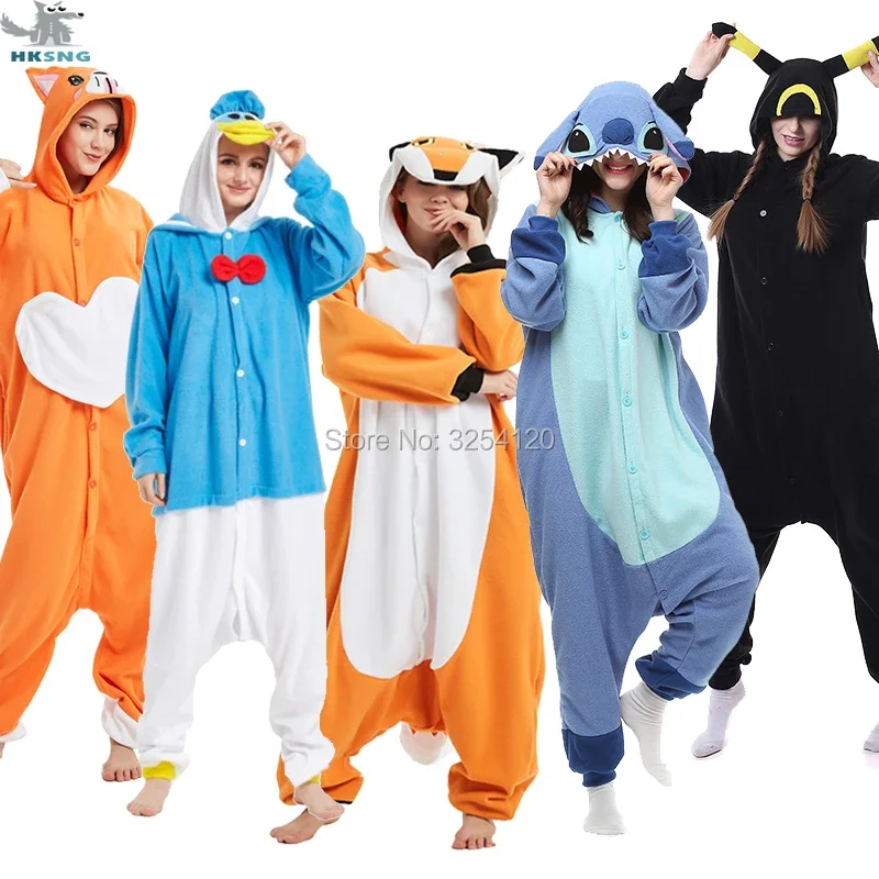 Miniso Winter Adult Animal Kigurumi Fox Dragon Wolf Onesies Party Pajamas Cartoon Costumes Jumpsuits Christmas kigurumi pajamas onesies cosplay pajamas onesies