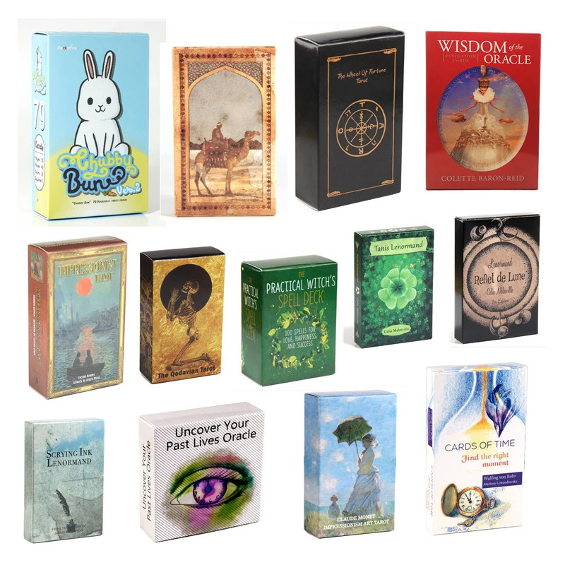 

Tarot Crads The Practical Witch's Spell Deck Tarot Crads Of Time Oracle Deck Game English Vision Edition Oracle Board Games
