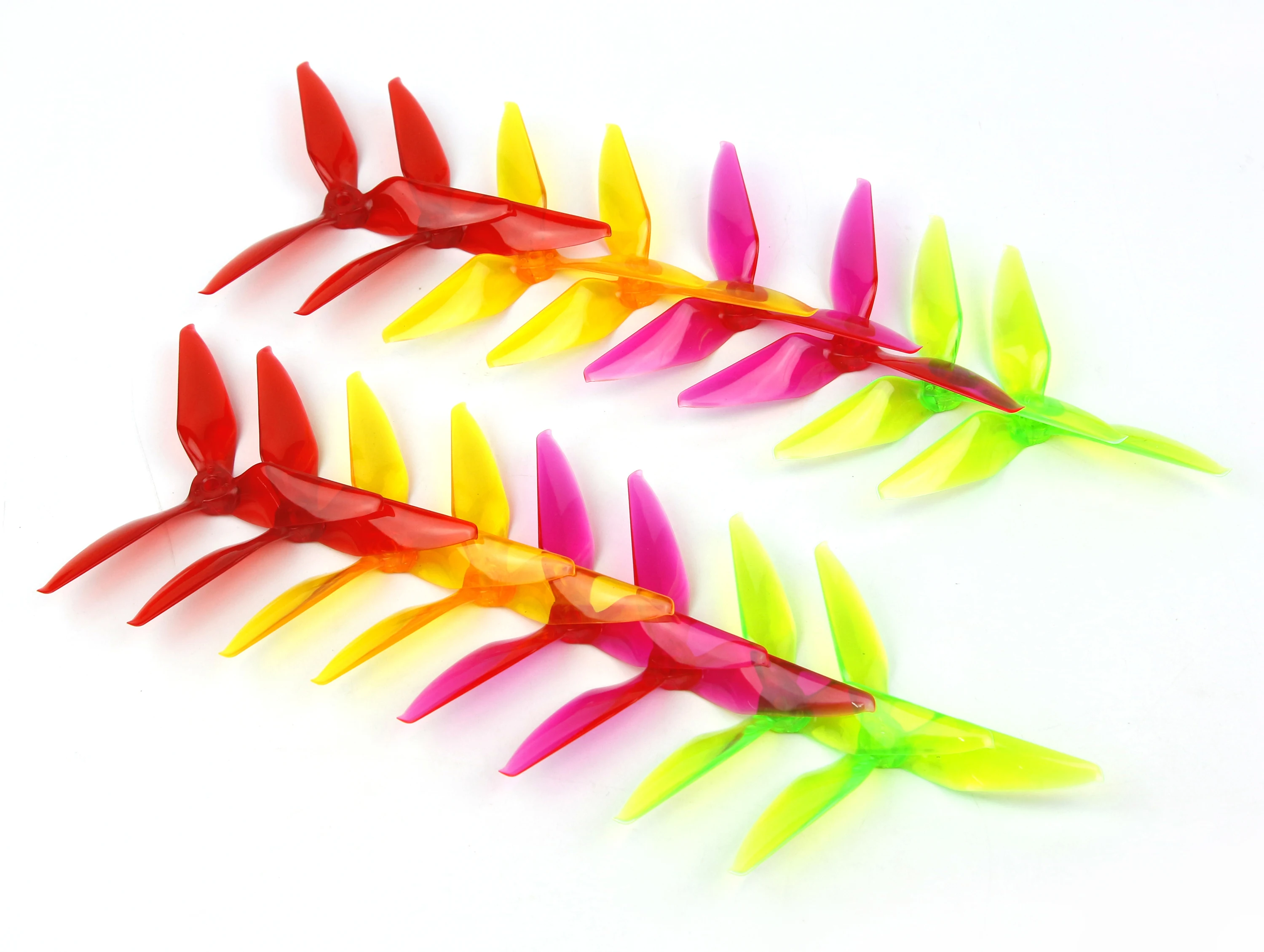 5051 3 Blade Propeller - 8pairs RC 5051 3 Blade Tri blade Transparant Propeller for FPV Race Drone QAV-X 5" XL5 Mark4 Mark5 5inch Racing Quadcopter 17